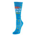 Turquoise Shine Like The Stars Performance Crew Socks