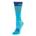 Cactus Alley-Moo Blue Performance Crew Socks