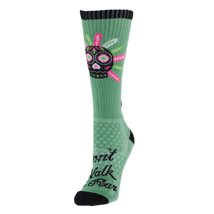 Don't Walk In Fear Sage Performance Crew Socks