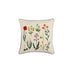 Square Botanic Stem Embroidered Pillow