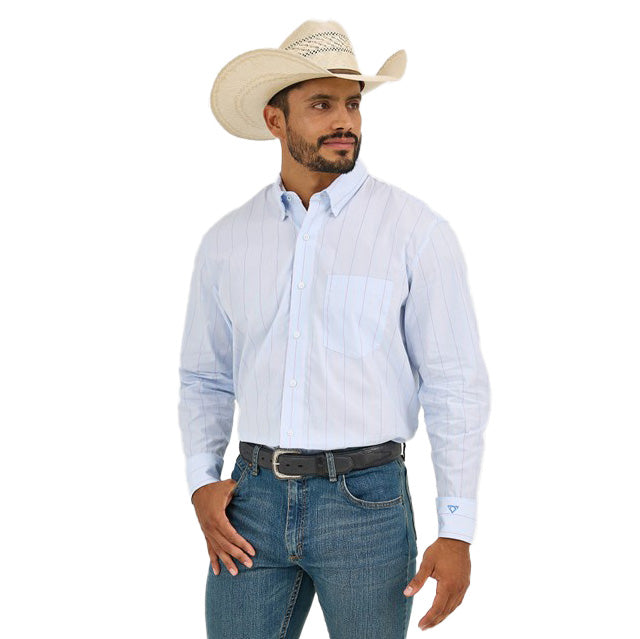 Men's Cody Johnson Blue Stripe Shirt