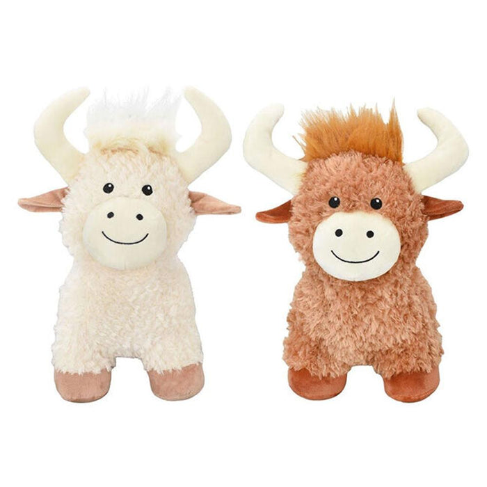 Standing Highland Cow Dog Toy