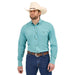Men's George Strait Turquoise Print Shirt