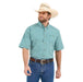 Men's George Strait Turquoise Plaid Shirt