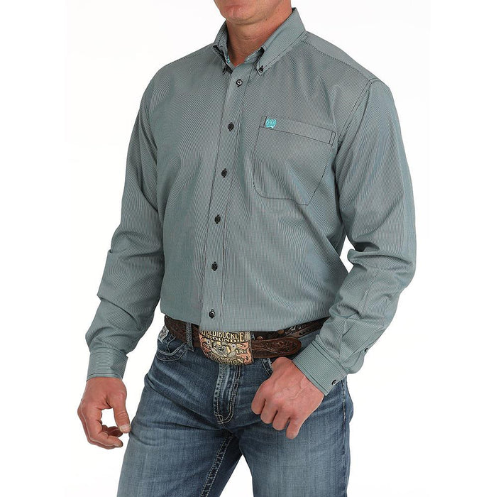 Men's Black Striped Shirt