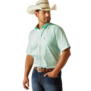 Mens White Wrinkle Free Ellis Classic Shirt