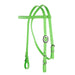 Biothane Lime Green Browband Headstall