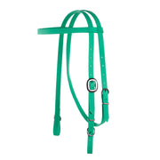 Biothane Bright Green Browband Headstall