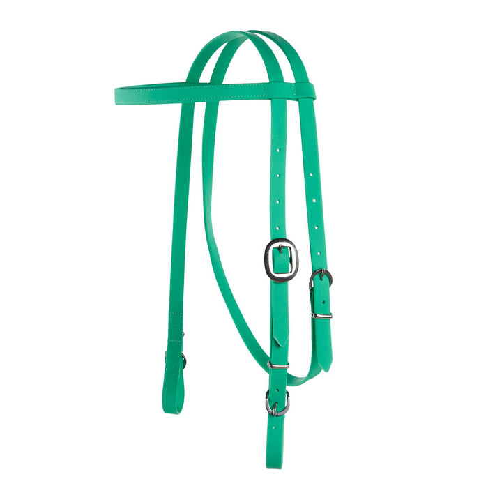 Biothane Bright Green Browband Headstall