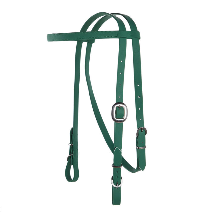 Biothane Green Browband Headstall