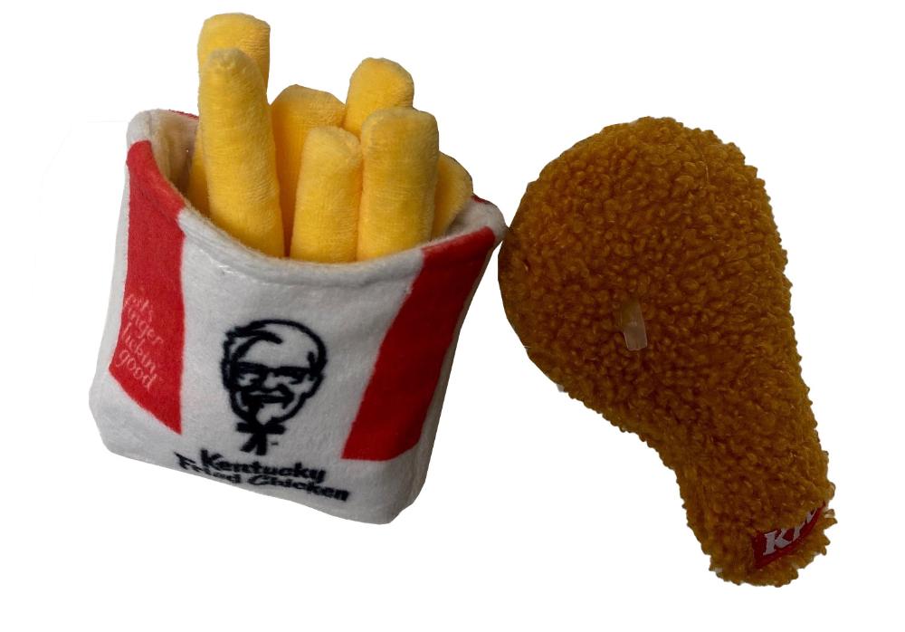 KFC Fries/Drumette Dog Toy