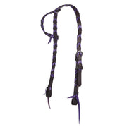 Slide Ear Purple Colored Lace Headstall