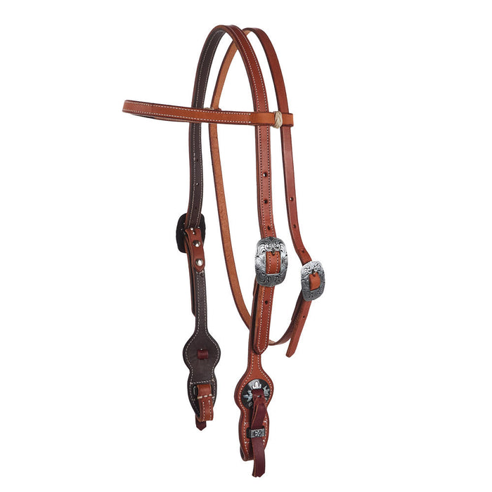 Scalloped Quick Change Browband Headstall