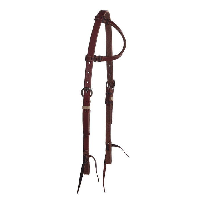 Working Slide Ear Headstall with Rawhide Keeper
