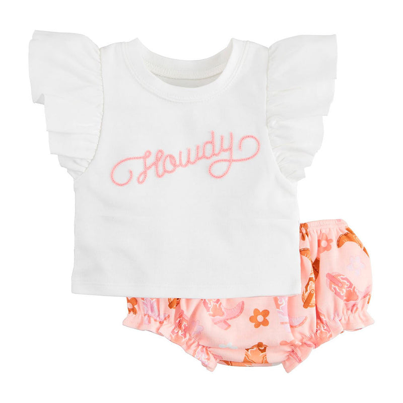 Girls Howdy Pink Western Set