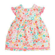 Girls Rainbow Floral Dress
