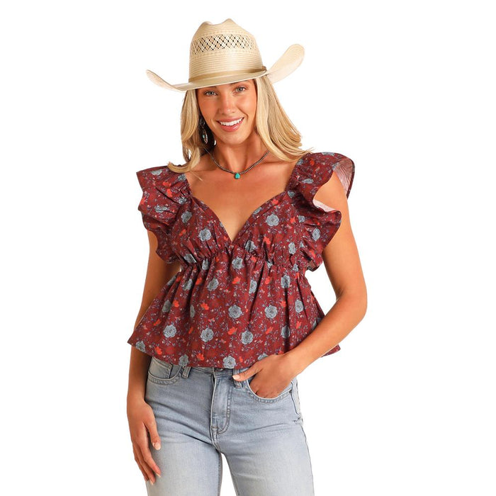 and Flutter Sleeve Top