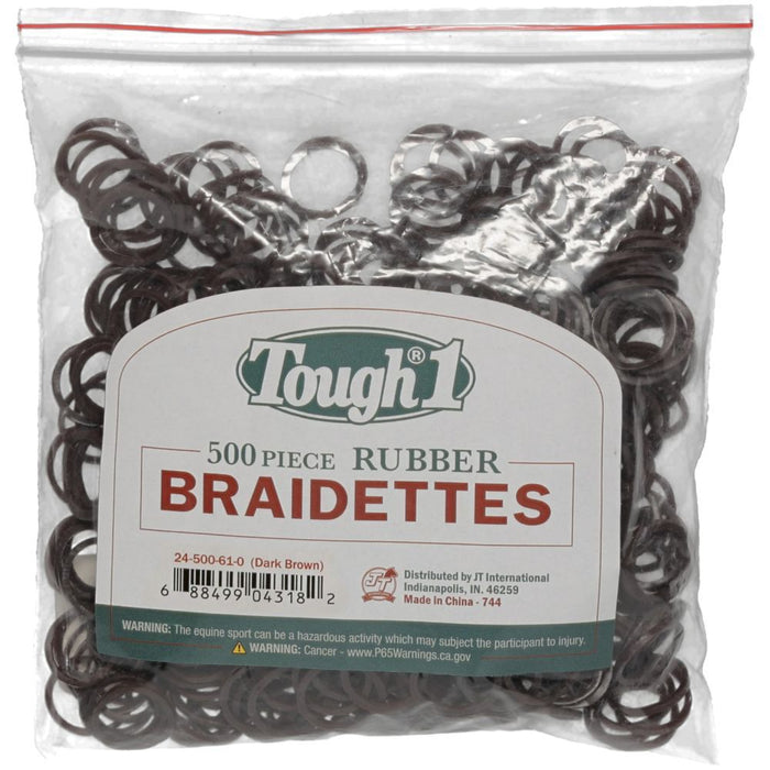 Dark Brown Quic Braiding Bands