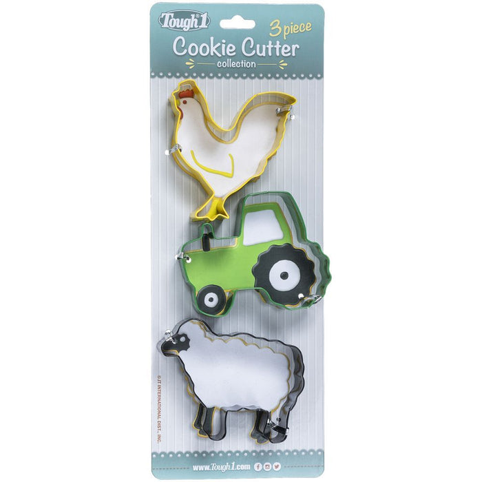3 Piece Farm Cookie Cutter Collection