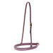 Dark Leather Noseband with Fancy Dots