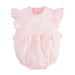 Girls Pink Gingham Ruffle Bubble