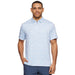 Mens White Willoughby Leaf Print Polo