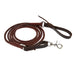 Leather Round Braid Rope Rein with Ring