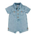 Boys Light Wash Denim Shortall