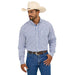 Mens George Strait Blue/Red Plaid Long Sleeve Button Down Shirt
