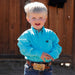 Boy's Turquoise Long Sleeve Shirt