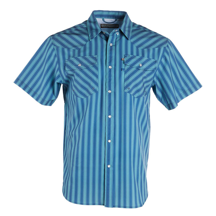 Cowboy Blues Short Sleeve Snap Shirt