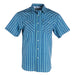 Cowboy Blues Short Sleeve Snap Shirt