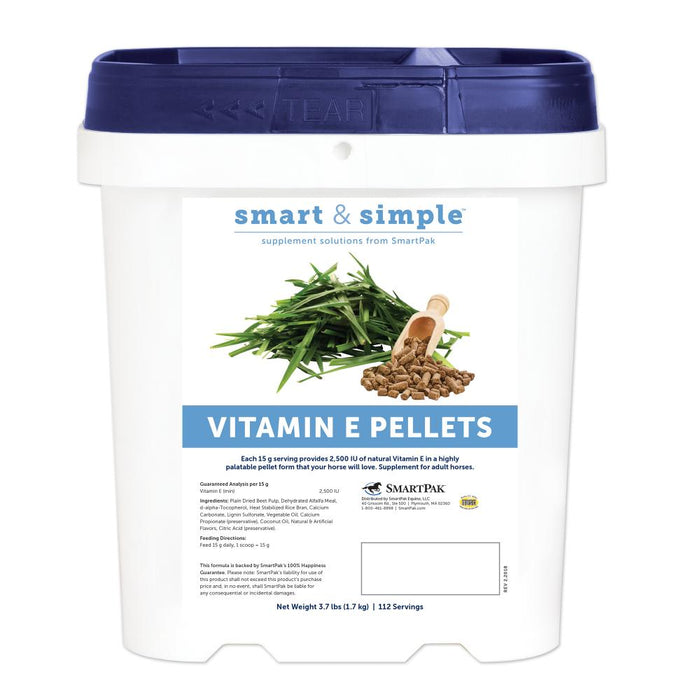 Smart & Simple Vitamin E Pellets 3.7 lb Bucket
