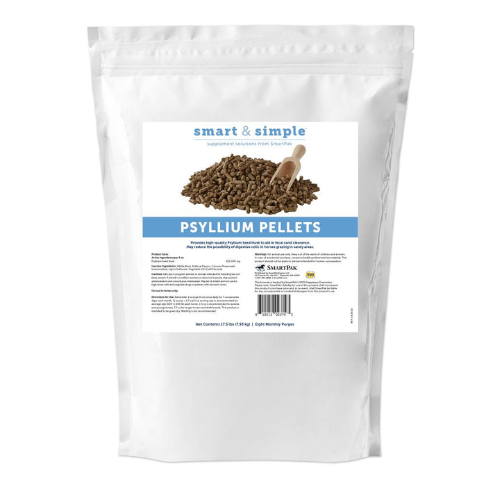 Smart & Simple Psyllium Pellets 17.5 lb Bag