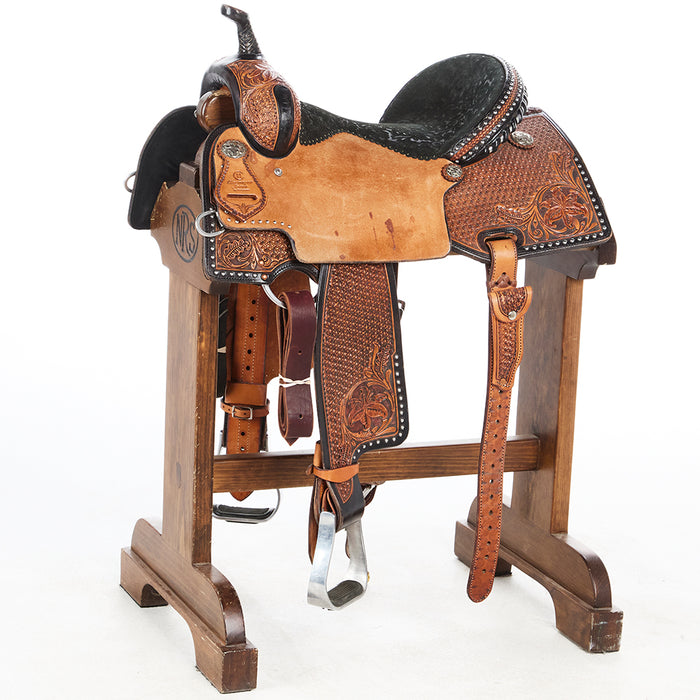 Used 15in Charmayne James Barrel Saddle