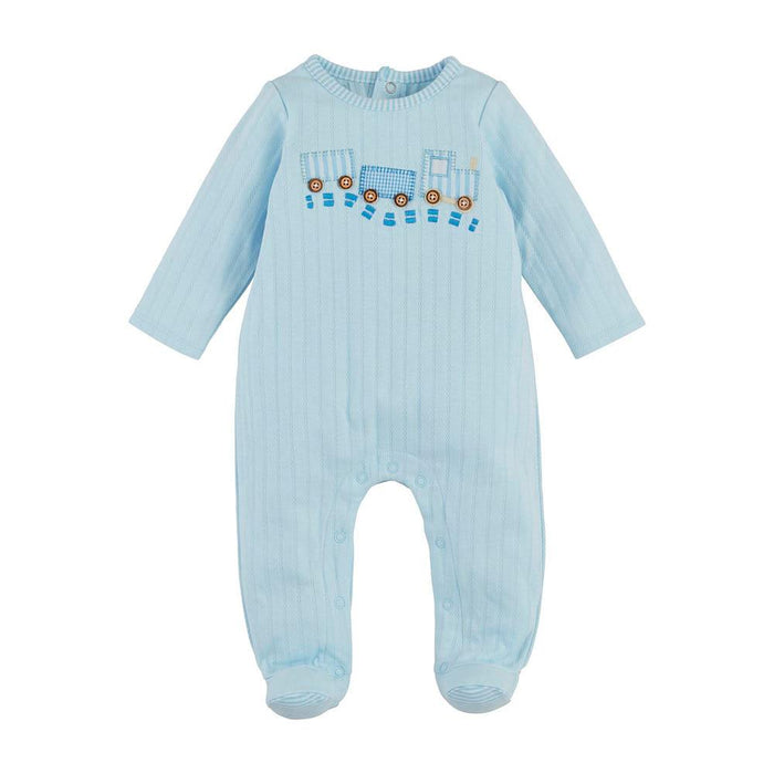 Boys Train Pointelle Sleeper