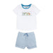 Boys Fished Smocked Short Set