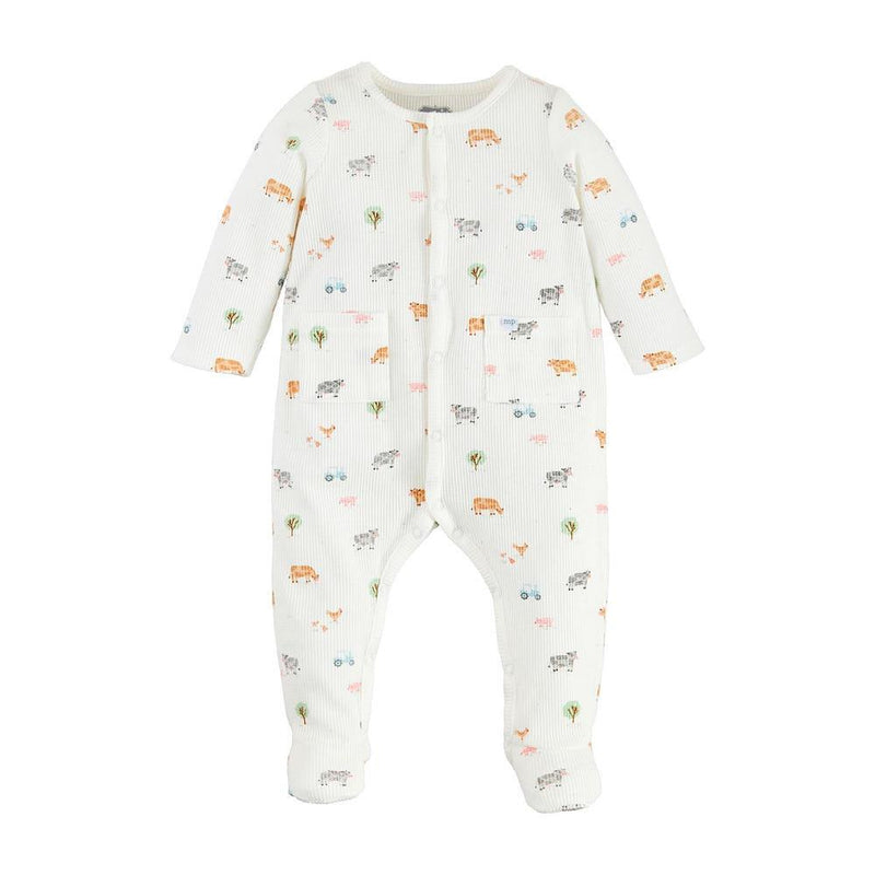 Boys Ditsy Farm Print Sleeper