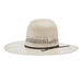 The Alpine Open Crown 4 1/2in Brim Straw Hat