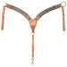 Brown Gator Crystal Breast Collar
