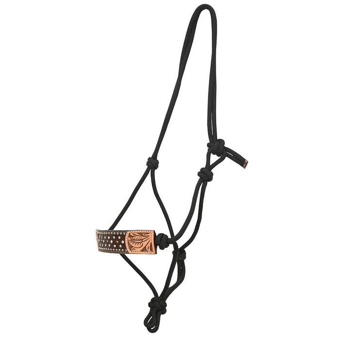 Brown Gator Crystal Rope Halter