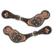 Ladies Arrow Inlay Spur Straps