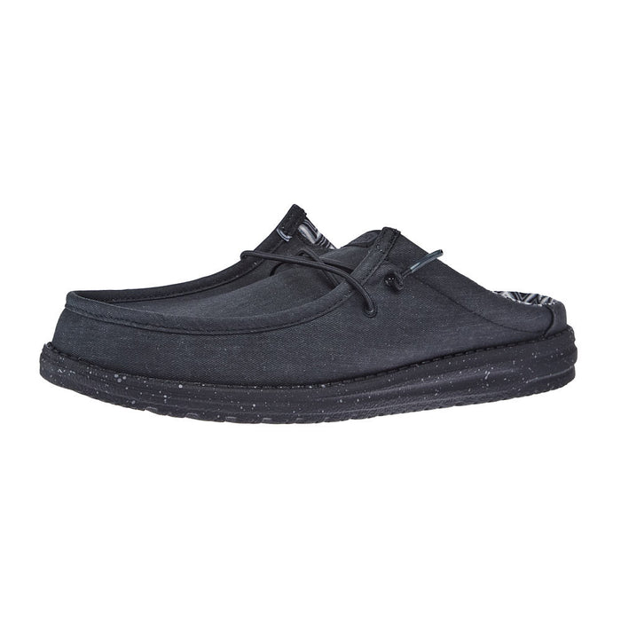 Men's Wally Slip On Black Casual Shoe