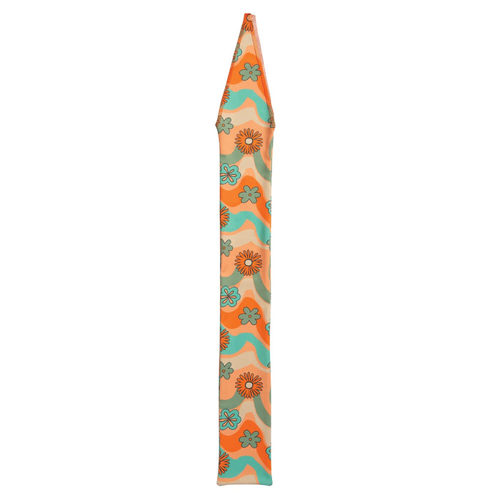 Retro Flower Spandex Tail Bag