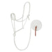 White Braided Rope Halter with Lead