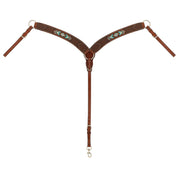 Beaded Basket Stamp Contoured Breast Collar