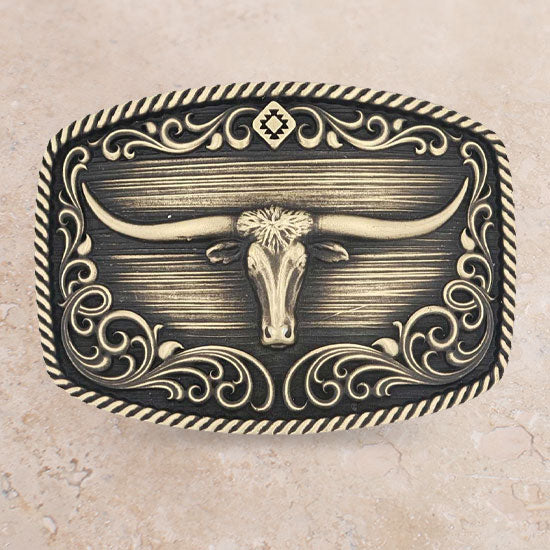 Longhorn Legend Heritage Attitude Buckle