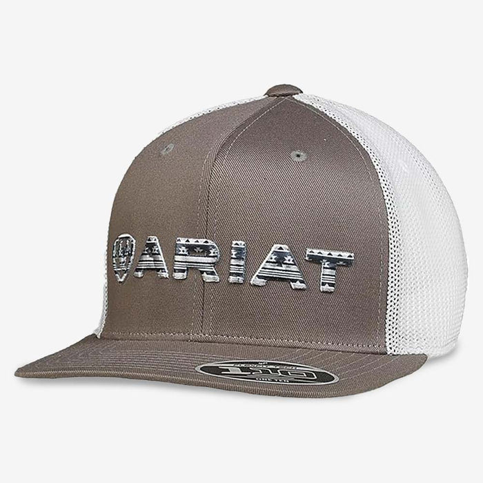 Ariat Southwest Grey Mesh Snap Back Ball Cap