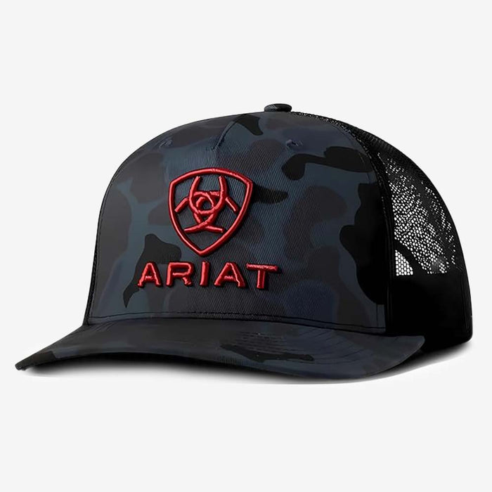 Ariat Navy Camo Richardson 112 Trucker Cap
