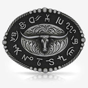 Branded Legacy Longhorn Attitude Buckle